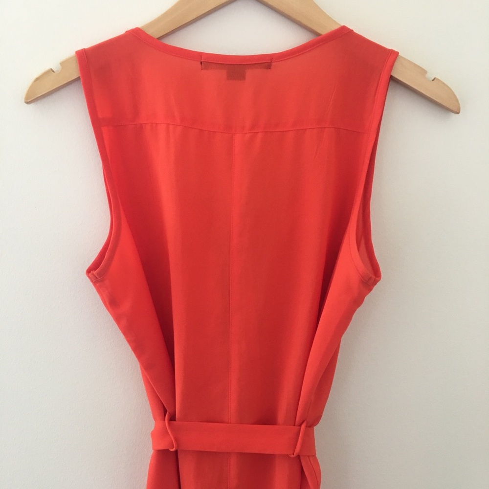 Orange Sleeveless Maxi Dress - Picture 7 of 10